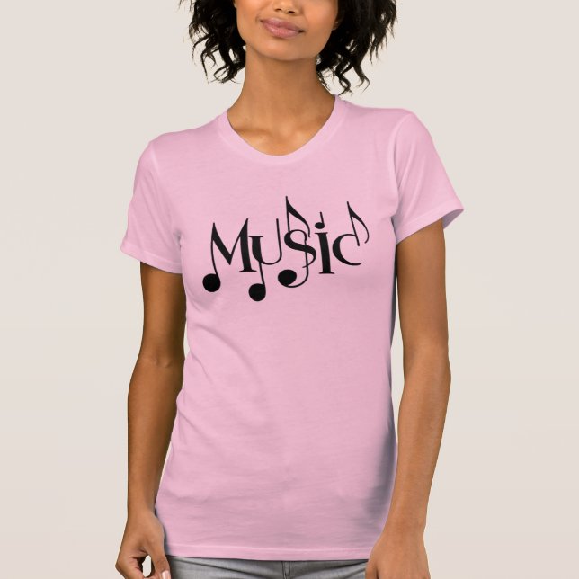 Music Text T-Shirt (Front)