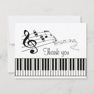 Music Thank You Card