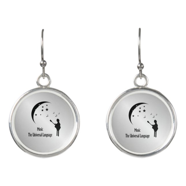 Music the Universal Language Earrings (Front)