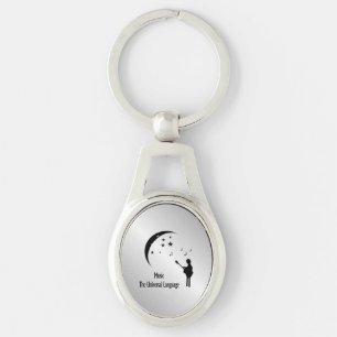 Music the Universal Language Keychain