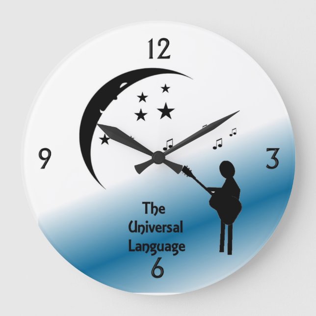 Music the Universal Language Wall Clock (Front)