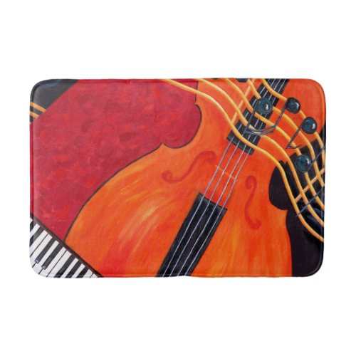 Music Theme Bathroom Mat