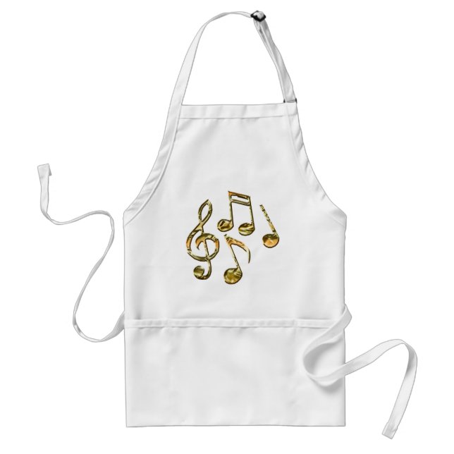 MUSIC Theme Gift Collection Adult Apron (Front)