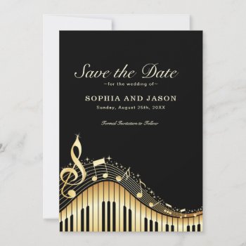Music Theme  Save The Date by gogaonzazzle at Zazzle