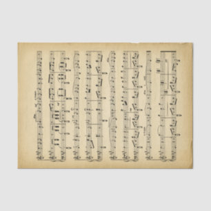 Music Theme Tissue Paper