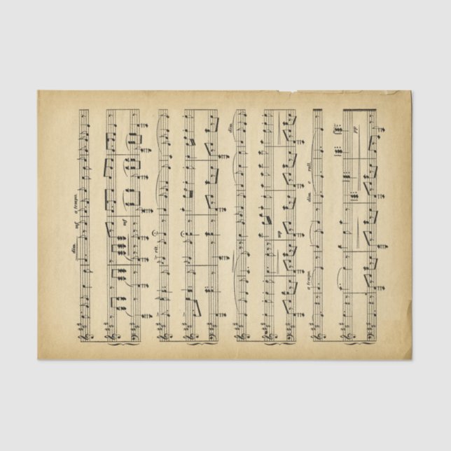 Music Theme Tissue Paper (Front)