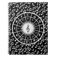 Music Themed design for the music lover Notebook