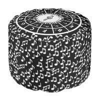 Music Themed design for the music lover Pouf