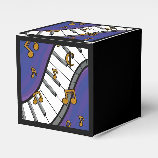Music Themed Favor Box (Front Side)