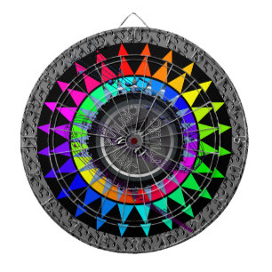 Music Themed Multi-Target Color Crash Dartboard
