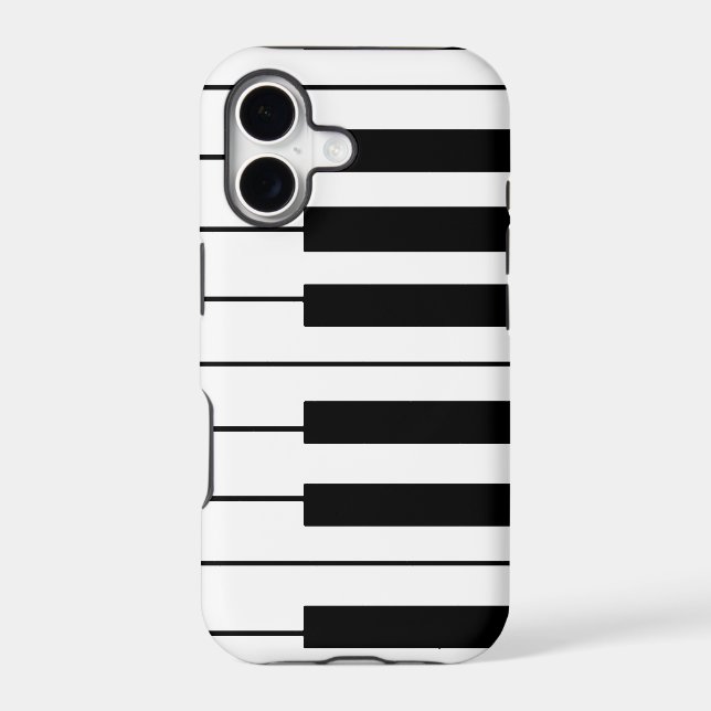 Music-themed Piano  Case-Mate iPhone Case (Back)