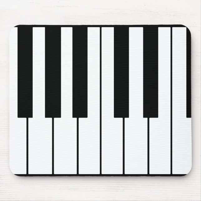 music-themed piano keys mouse pad (Front)