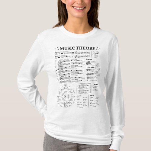 Music Theory Musician Music Teacher EDM School T_Shirt