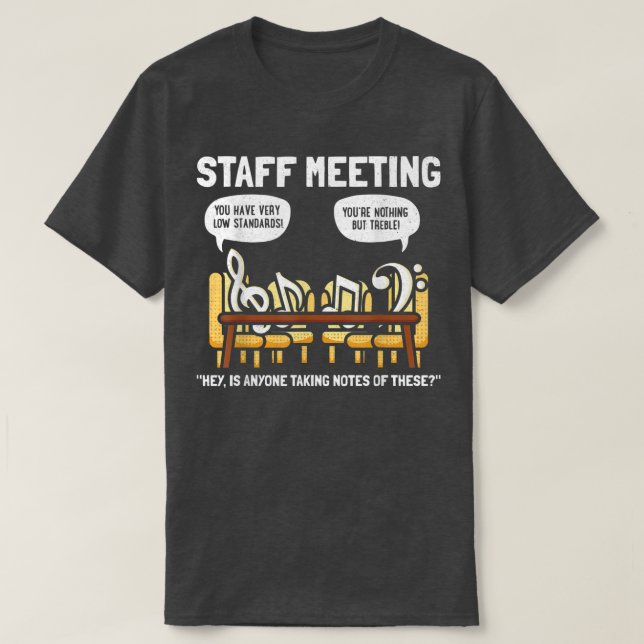 Music Theory Musician Music Teacher Funny Musical  T-Shirt (Design Front)