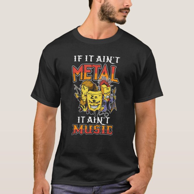 Music Theory Musician Music Teacher  Metal Rock T-Shirt (Front)