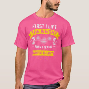 Music Theory Teacher Musician Cheat Weightlifting  T-Shirt