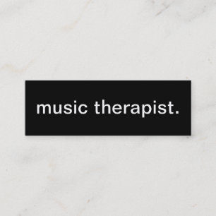 Music Therapist Business Card
