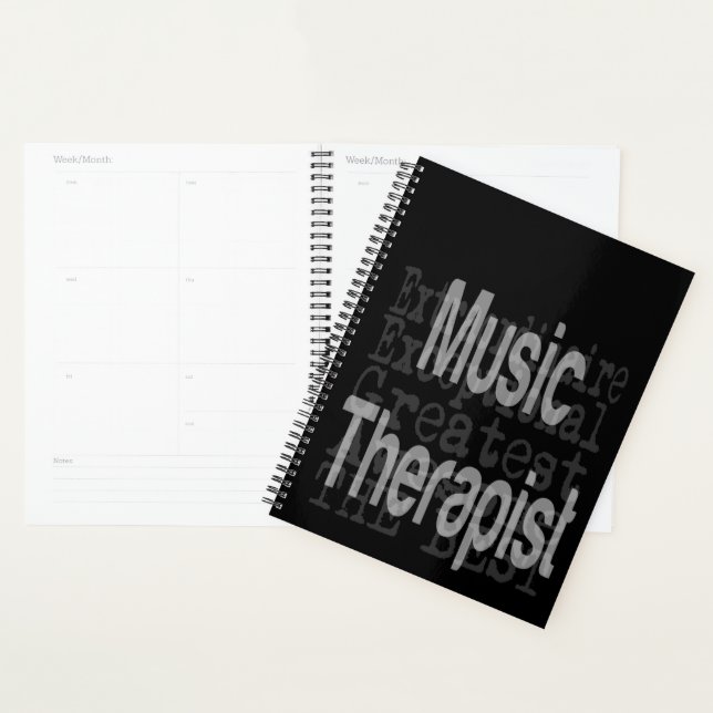 Music Therapist Extraordinaire Planner (Display)