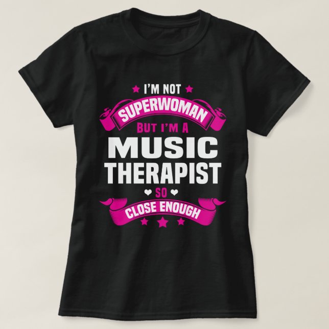 Music Therapist T-Shirt (Design Front)