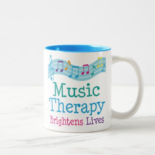 Music Therapy Brightens Lives Two_Tone Coffee Mug