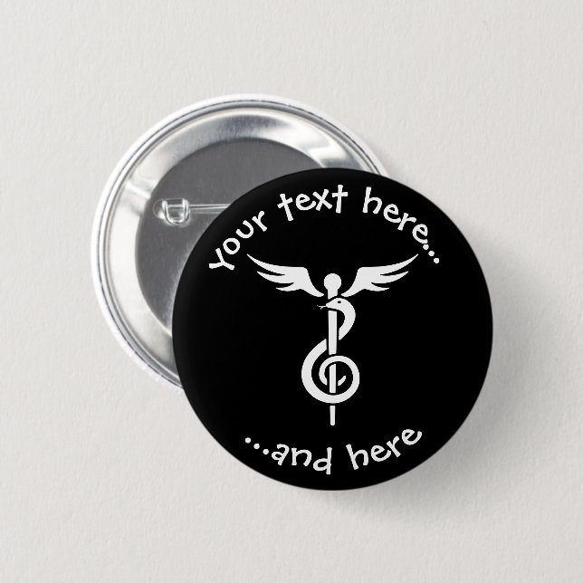 Music Therapy Button (Front & Back)