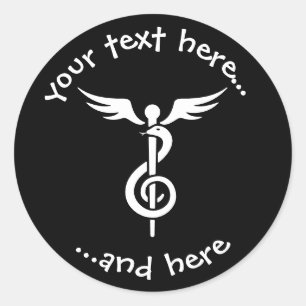 Music Therapy Classic Round Sticker