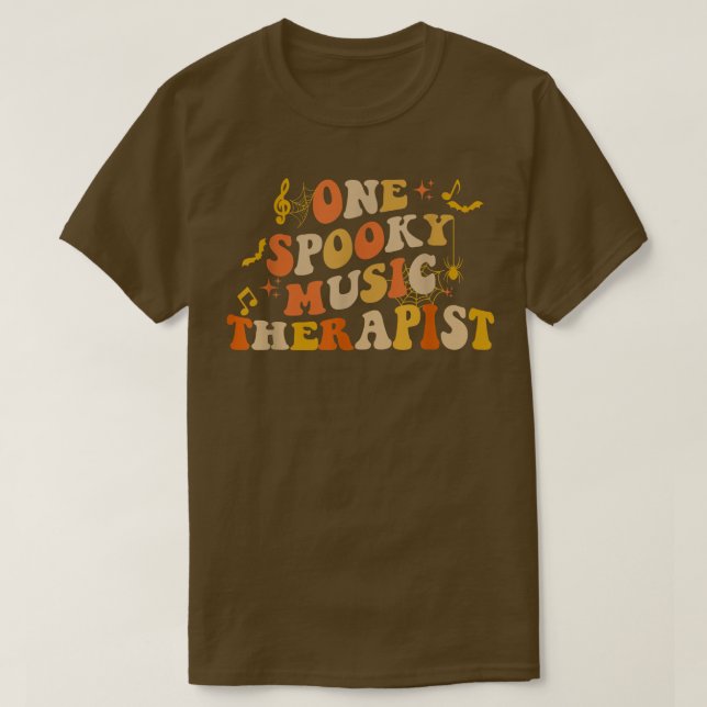 Music Therapy Halloween Costume For Therapist One  T-Shirt (Design Front)