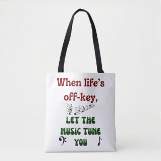 Music Therapy: Tote Bag