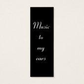 music to my ears (Back)