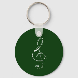 music to my ears keychain