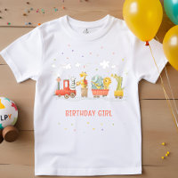 Music train with wild animals kids birthday