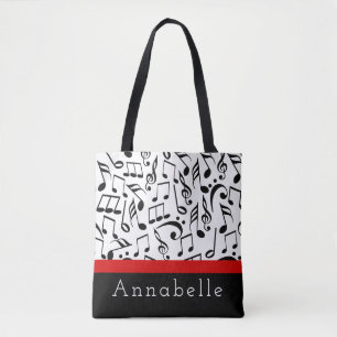 Music Tre Chique Rouge Tote Bag