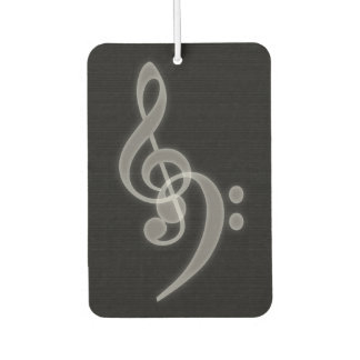 Music - Treble and Bass Clef Air Freshener