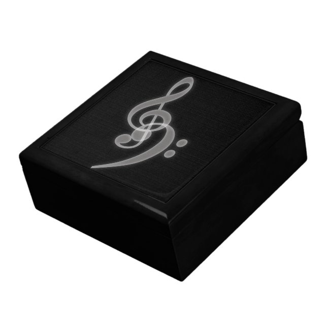 Music - Treble and Bass Clef - Gift Box (Side)
