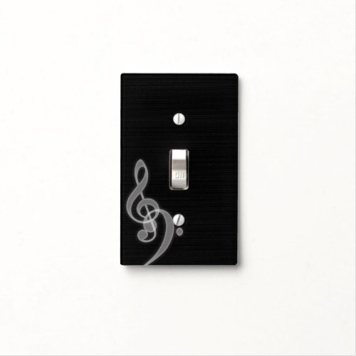 Music _ Treble and Bass Clef _ Light Cover Switch