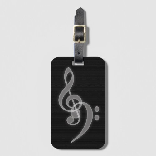 Music _ Treble and Bass Clef _ Tag with Slot