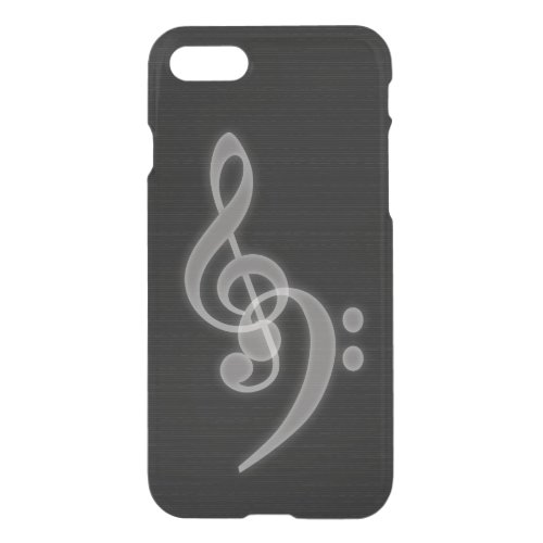 Music _ Treble and Bass Clef iPhone SE87 Case
