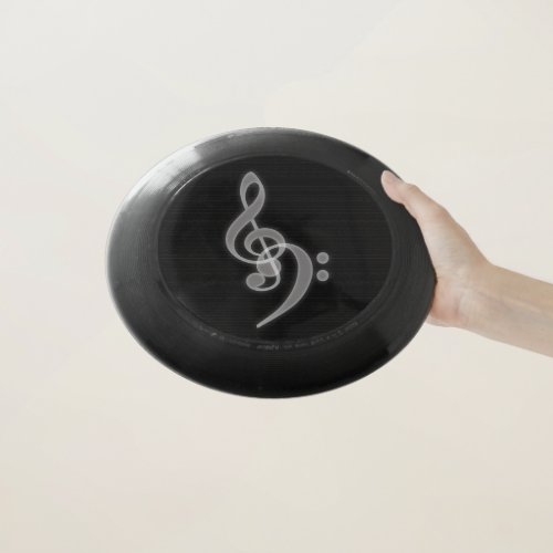 Music _ Treble Bass Clef Frisbee