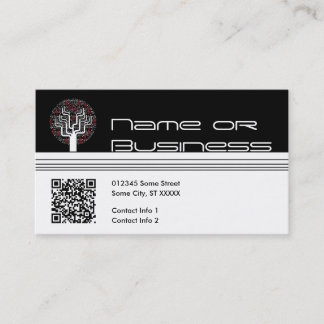 music tree : qr code business card