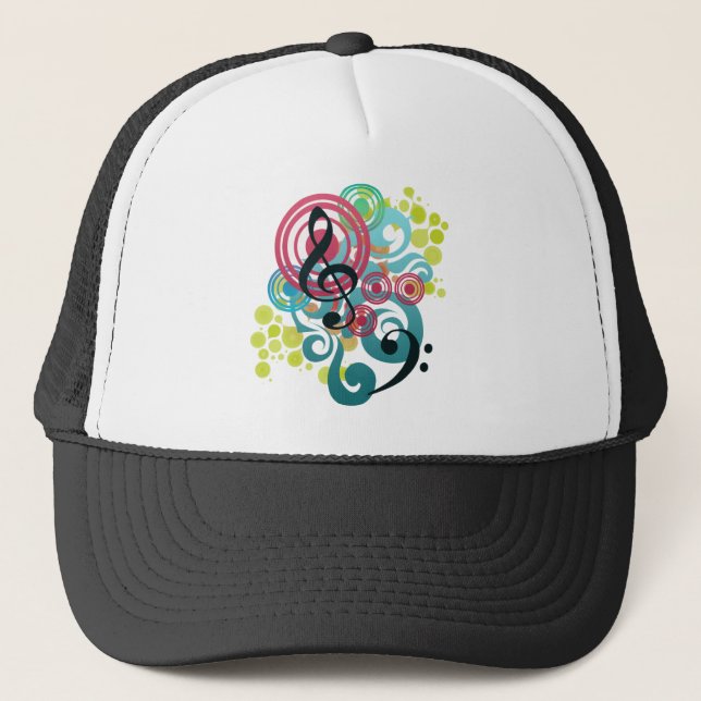 Music Trucker Hat (Front)