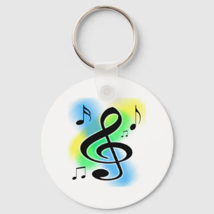 Music Tunes Keychain