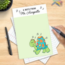 Music Turtle Music Teacher Customized