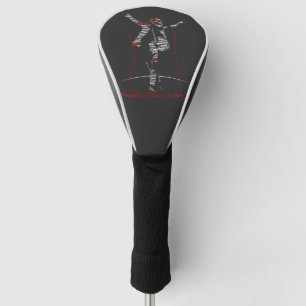 Music Typography Art Modern Music Lover Design Golf Head Cover