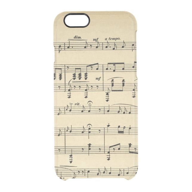 Music Uncommon iPhone Case (Back)