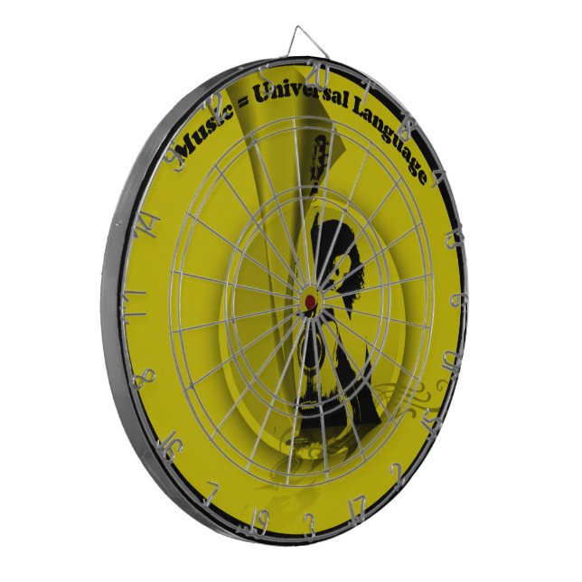 Music Universal Language Dartboard (Front Left)
