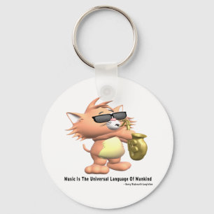 Music-Universal-Language Keychain