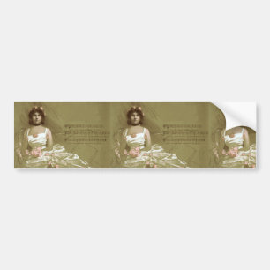 music victorian bumper sticker