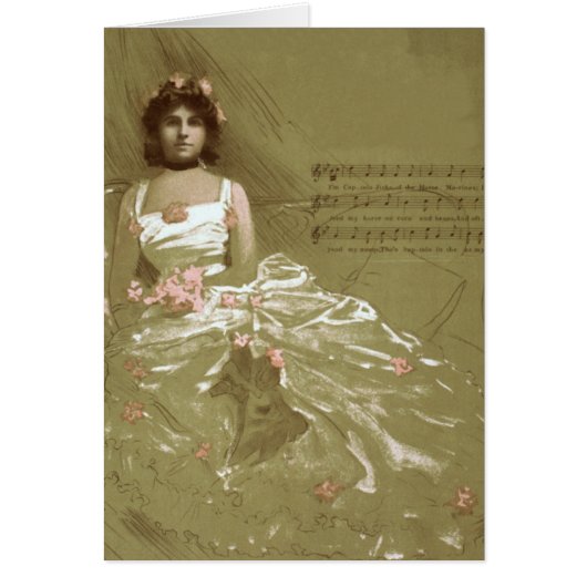 music victorian cards (Front)