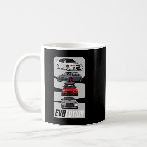 Music Vintage Mitsubishi Evolution Lancer Evo Vii  Coffee Mug