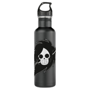 Music Vintage Retro Jolly Rogers Funny Graphic Gif Stainless Steel Water Bottle